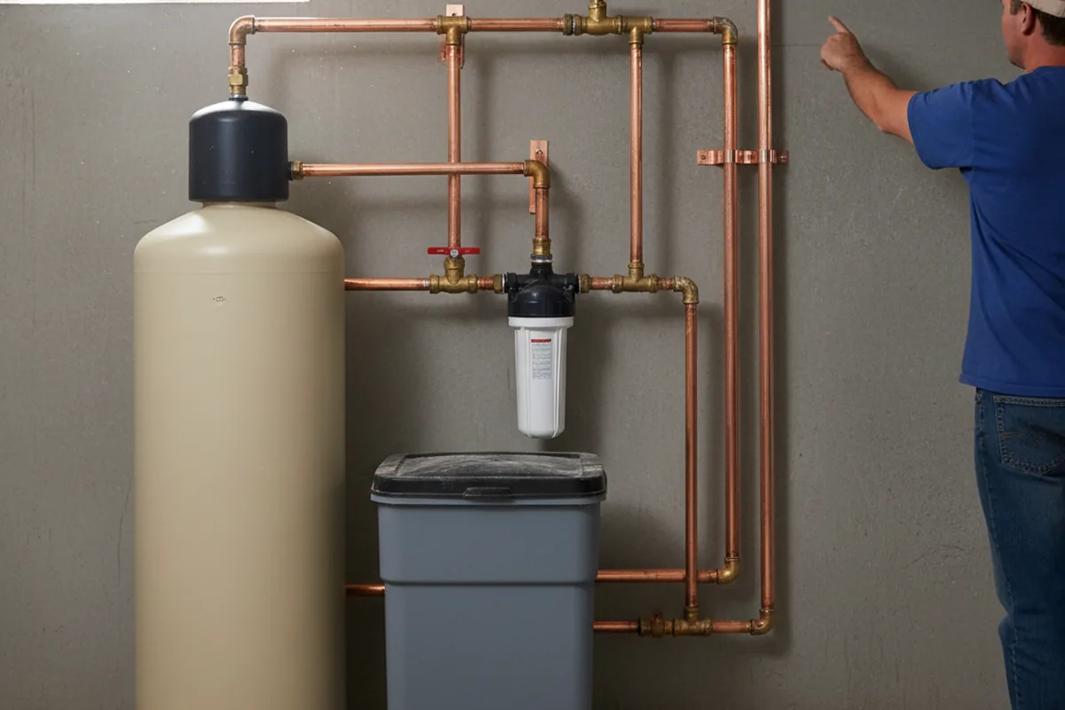 Whole-house water treatment system installed in Bath